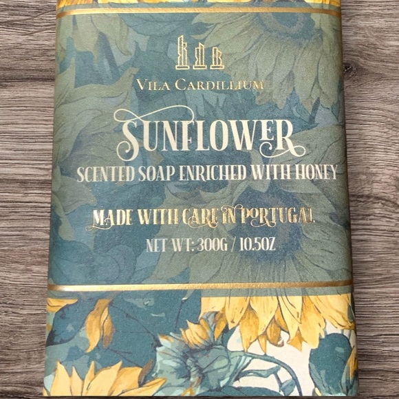 Vila Cardillium Sunflower And Honey Soap New 10.5 oz Made In Portugal - Picture 3 of 4